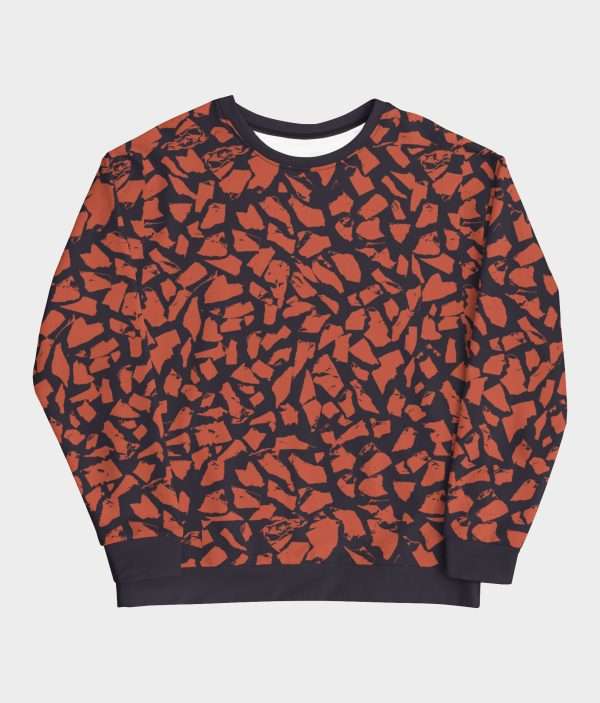 Crewneck Sweatshirt “Paper” (Orange)