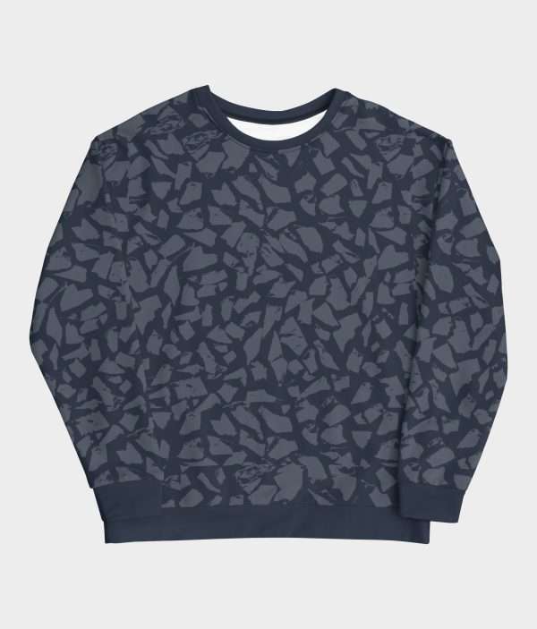 Crewneck Sweatshirt “Paper” (Blue)