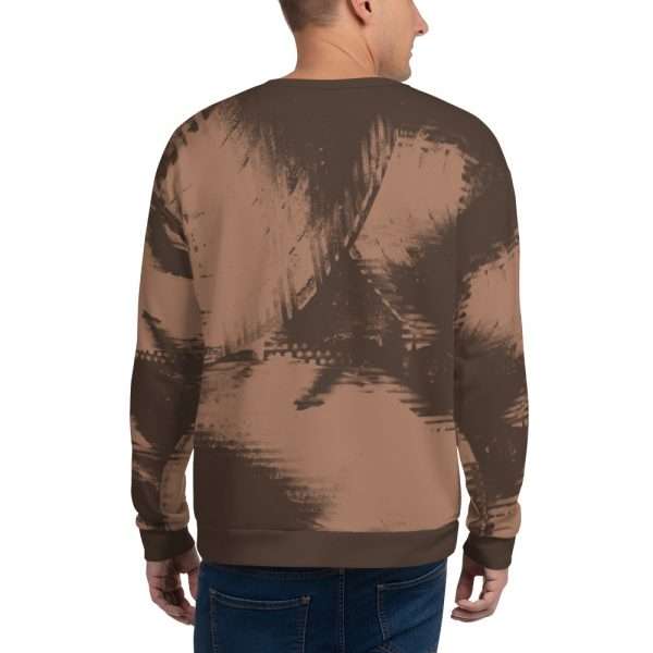 Crewneck Sweatshirt “Vynil” (Brown) - Image 3