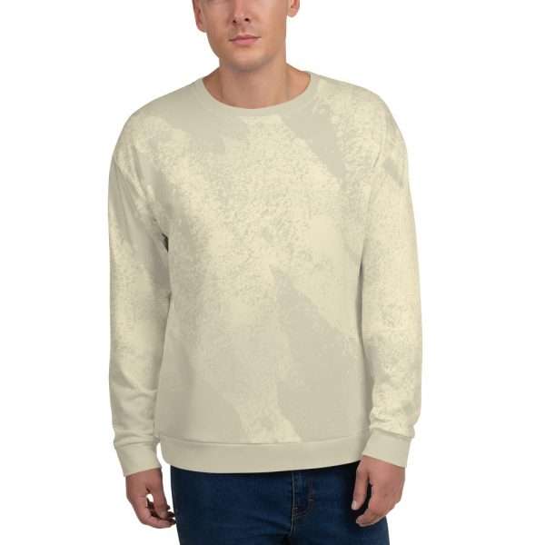 Crewneck Sweatshirt “Billboard” (Beige) - Image 2