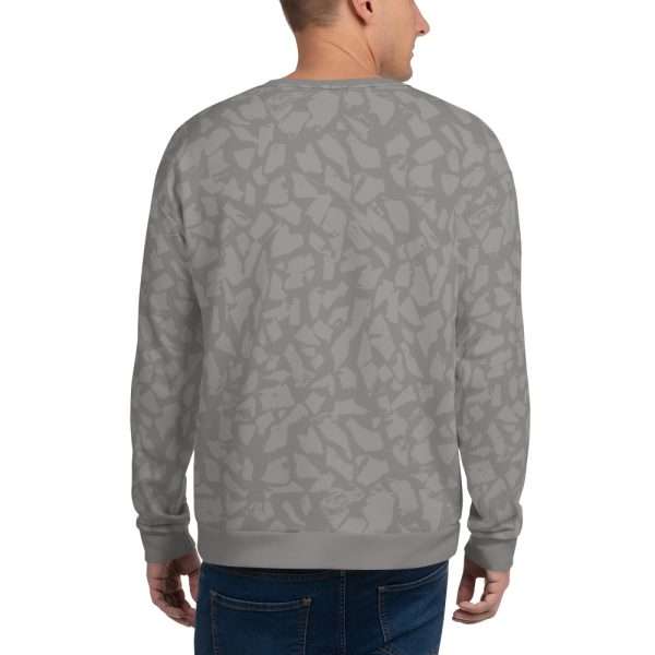 Crewneck Sweatshirt “Paper” (Grey) - Image 3