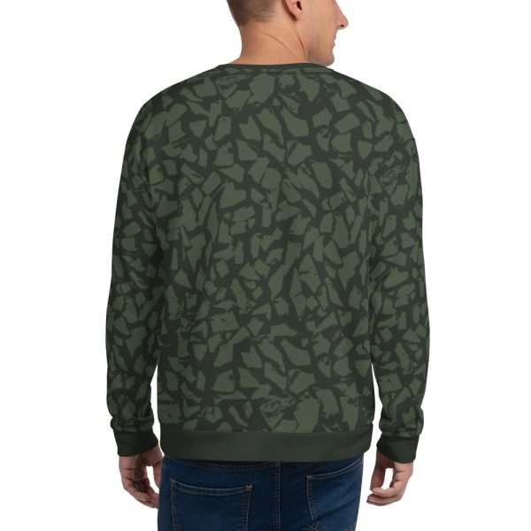 Crewneck Sweatshirt “Paper” (Green) - Image 3