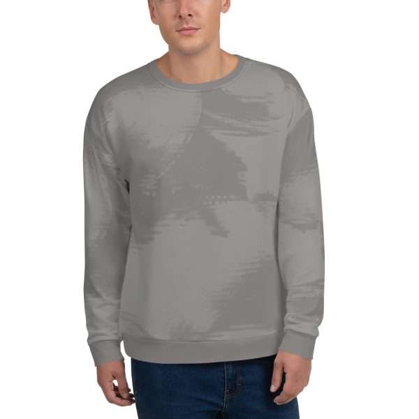 Crewneck Sweatshirt “Vynil” (Grey) - Image 2