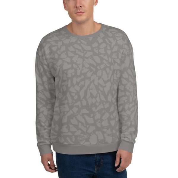 Crewneck Sweatshirt “Paper” (Grey) - Image 2