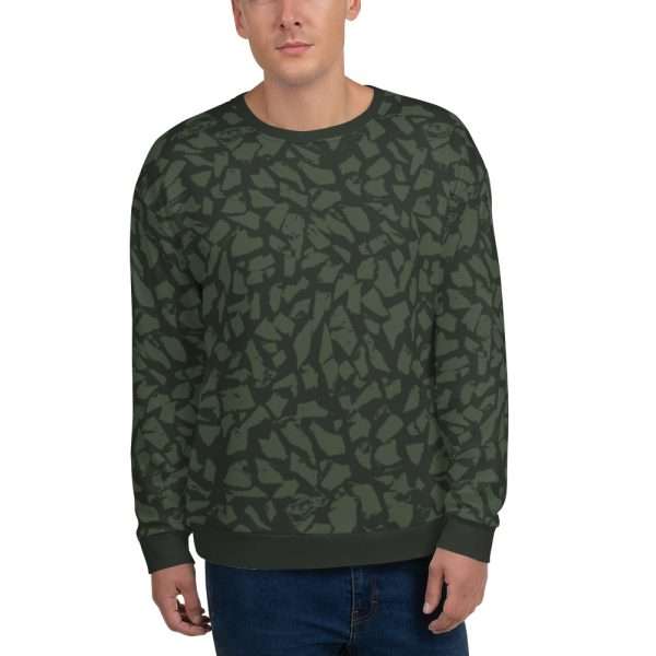 Crewneck Sweatshirt “Paper” (Green) - Image 2