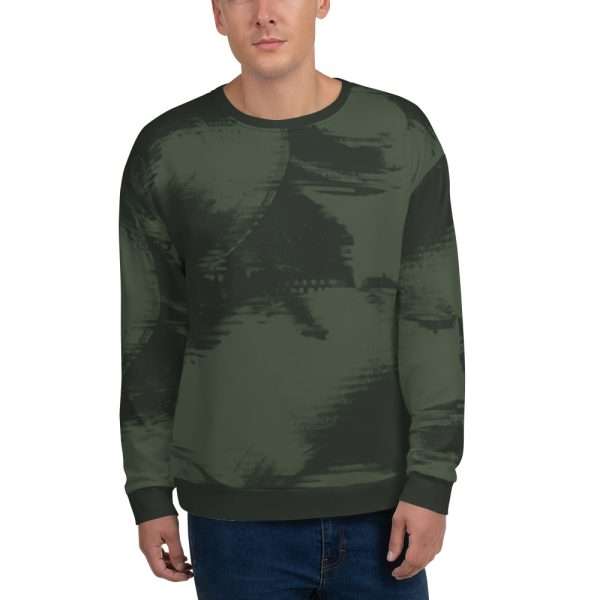 Crewneck Sweatshirt “Vynil” (Green) - Image 2