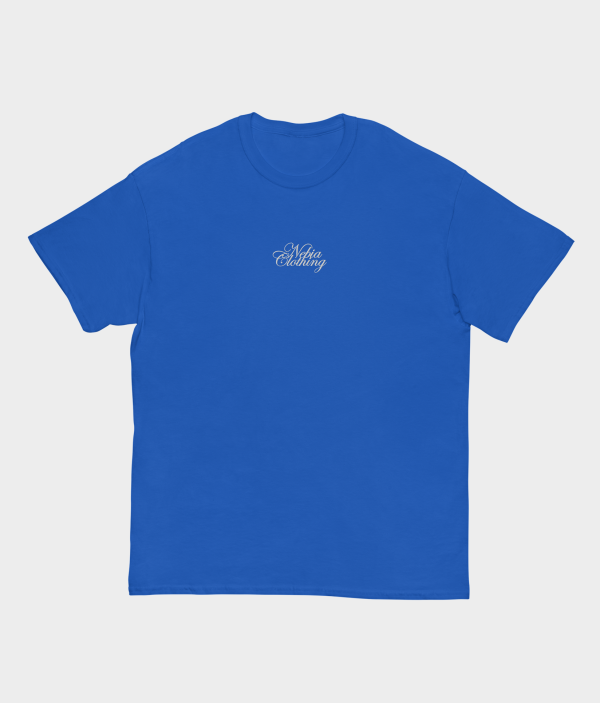 T-Shirt "COLLEGE" - Embroidered (Blue)