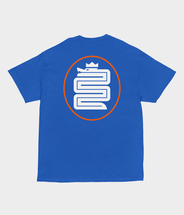 T-Shirt "COLLEGE" - Snake (Blue)