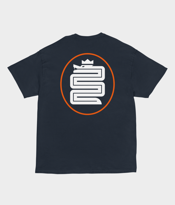 T-Shirt "COLLEGE" - Snake (Blue Navy)