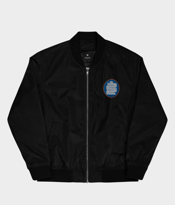 Bomber Jacket "COLLEGE" - Snake (Black)