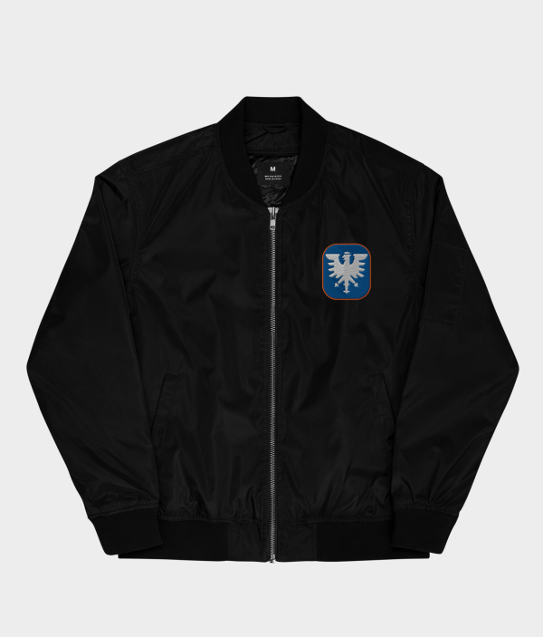 Bomber Jacket "COLLEGE" - Eagle (Black)