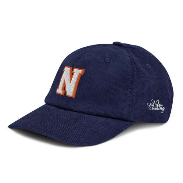 Corduroy Hat "COLLEGE" - Classic (Blue Navy) - Image 2