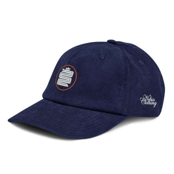 Corduroy Hat "COLLEGE" - Snake (Blue Navy) - Image 2