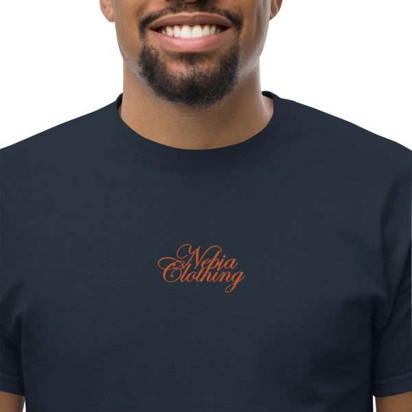 T-Shirt "COLLEGE" - Embroidered (Blue Navy) - Image 2