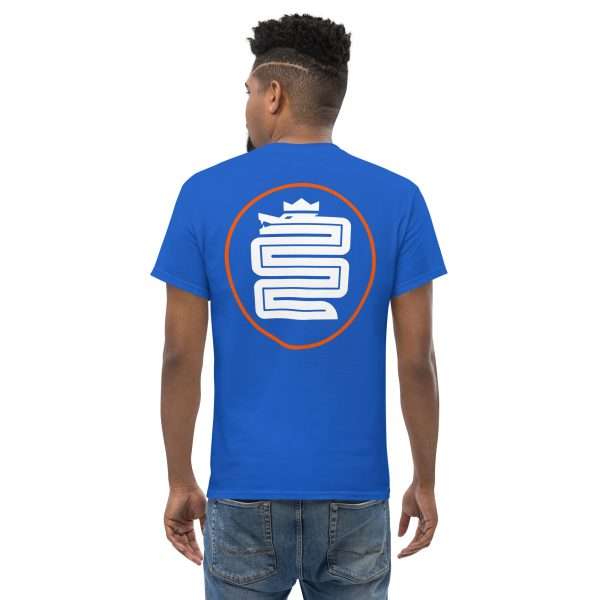 T-Shirt "COLLEGE" - Snake (Blue) - Image 4