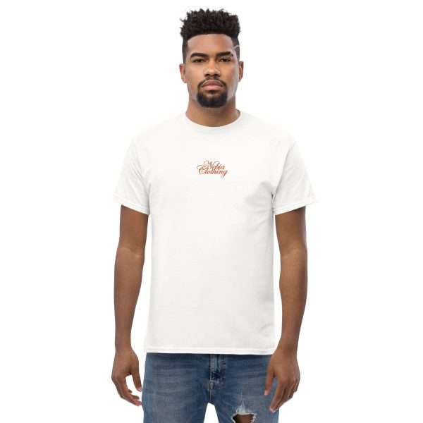 T-Shirt "COLLEGE" - Embroidered (White) - Image 3