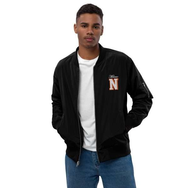 Bomber Jacket "COLLEGE" - Classic (Black) - Image 3