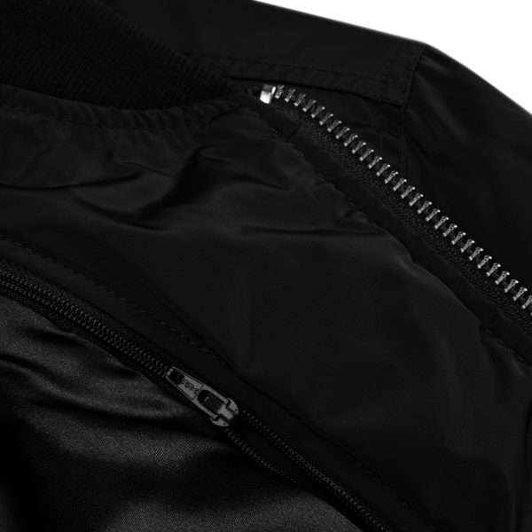 Bomber Jacket "COLLEGE" - Classic (Black) - Image 9