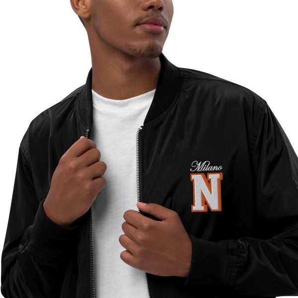 Bomber Jacket "COLLEGE" - Classic (Black) - Image 4