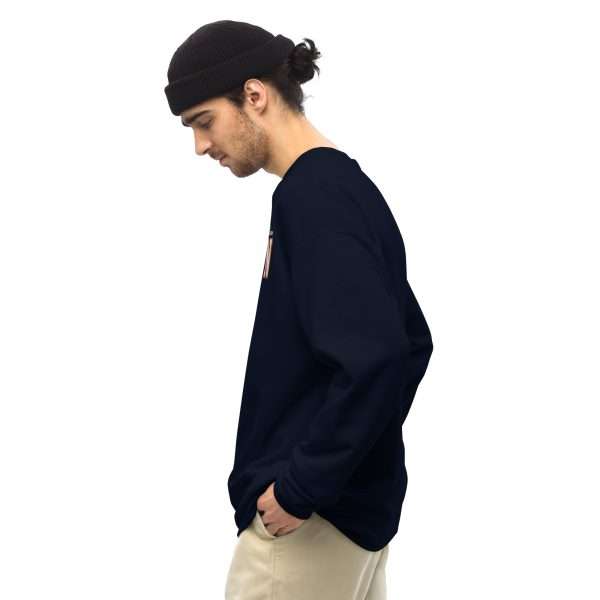 Crewneck Sweatshirt "COLLEGE" - Classic (Blue Navy) - Image 3