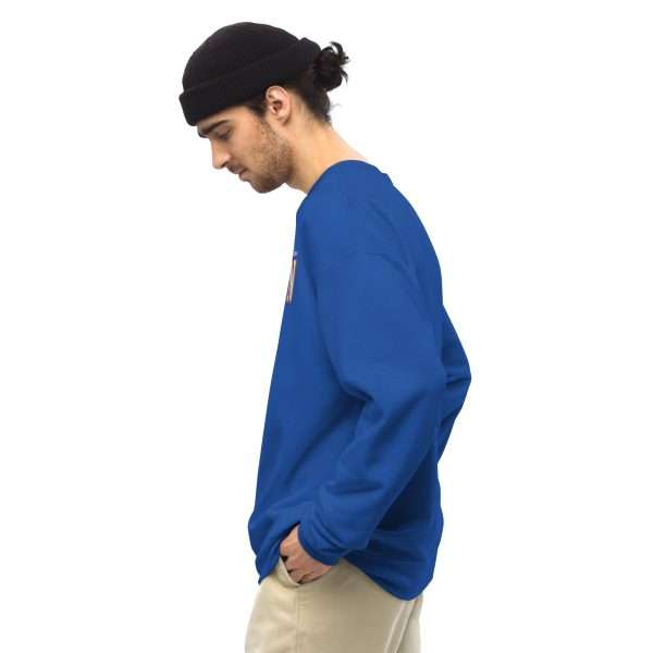 Crewneck Sweatshirt "COLLEGE" - Classic (Blue) - Image 3