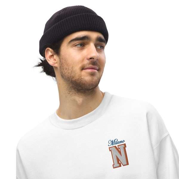 Crewneck Sweatshirt "COLLEGE" - Classic (White) - Image 2